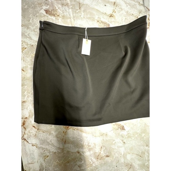 Good American Black Scuba Miniskirt Size 22 - 4XL - Picture 3 of 7